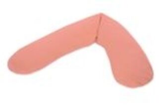 Theraline Stillkissen "Das Original" Microperlen inkl. Bezug 190 cm 201 Pfirsichrosa. Feinstrick