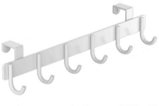 STILVORA Kleiderhaken Hakenleiste Kleidernhaken Türgarderobe Küchenhaken,Handtuch,Legierung