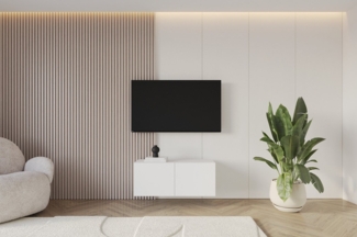 ALTDECOR Lowboard ELIO (1 St, TV-Schrank, TV Möbel, TV Cabinet, Fernsehtisch hängend 100cm), Fernseher schrank, TV Kommode, TV Tisch, TV Sideboard, TV Boar