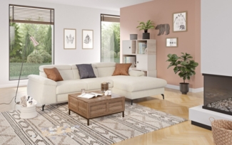 COTTA Ecksofa Kitty L-Form, B: 242 cm, mit Kopfteilverstellung, optional Bettfunktion & Bettkasten