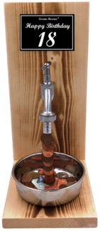 Eiserne Reserve® Geschenkbox Happy Birthday 18 - Eiserne Reserve Geldhahn - Geburtstag Geldgeschenk
