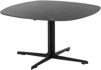 Couchtisch >Aiden< in anthrazit Steinoptik, schwarz - 80x45x80 (BxHxT)