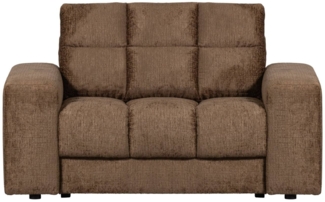 Loveseat Date aus Struktursamt, Brass