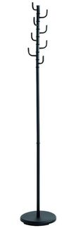 Garderobenständer Garderobe schwarz Metall