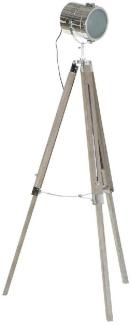 Stehlampe DKD Home Decor Metall Holz Silber Hellbraun Stativ (66 x 66 x 142 cm)