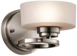 Elstead Lighting Aleeka 1-Light Wandleuchte 1-flammig G9 Silbergrau