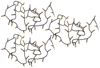Lichterkette, grün, 300x LED, L 995 cm