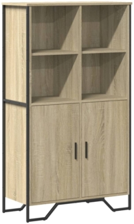 vidaXL Highboard Sonoma-Eiche 79,5x35,5x137,5 cm Holzwerkstoff 3295308
