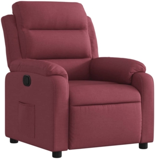 vidaXL Relaxsessel Weinrot Stoff 373465