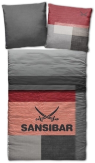 Sansibar Bettwäsche Bettwäsche Sansibar "Sunrise" (2 tlg), weich und anschmiegsam, 2 teilig, pflegeleicht, hautfreundlich, 100% Baumwolle