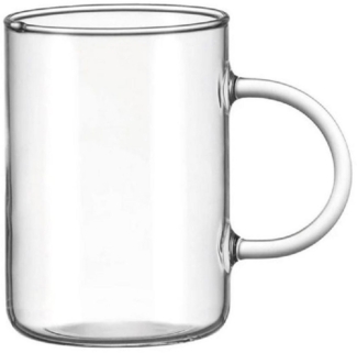 LEONARDO 030525 Novo Teeglas mit Henkel, Borosilikatglas, 360 ml, klar