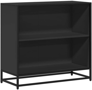 vidaXL Bücherregal Schwarz 80,5x35x76 cm Holzwerkstoff 849104
