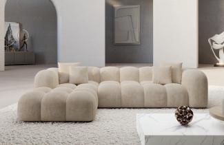 Sofa Dreams Ecksofa Stoffsofa Eckcouch Polster Eck Sofa Formentera L Form kurz Stoff, Loungesofa