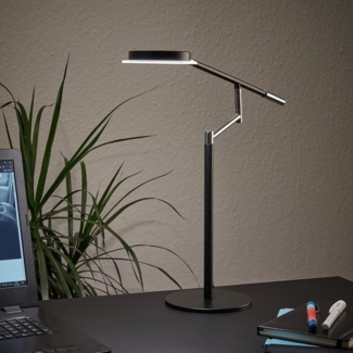 MeLiTec LED Schreibtischlampe Office Leuchte T93-2, LED fest integriert, warmweiß, 50.000 Schaltzyklen möglich
