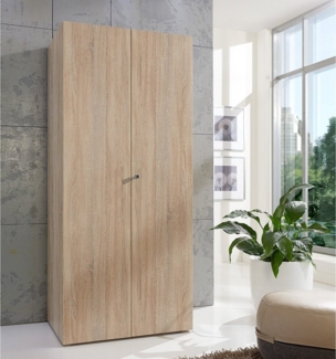 Lomadox Mehrzweckschrank MIAMI-43 Eiche, 2 Türen, ca. 80/185/40 cm