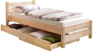 Einzelbett Bora 100x200 Kiefer - natur