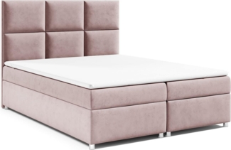 Best for Home Boxspringbett mit Bettkasten Trinity K-13 Bonellfederkern inkl. 7 cm Topper (Bonell-Matratze, gepolstertes Kopfteil, Doppelbett versch. Größen, 140x200 160x200 180x200 200x200 cm), Handwerksqualität, TOP Preis-Leistungs-Verhältnis