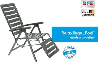 MFG Relax-Deckchair "Poel"