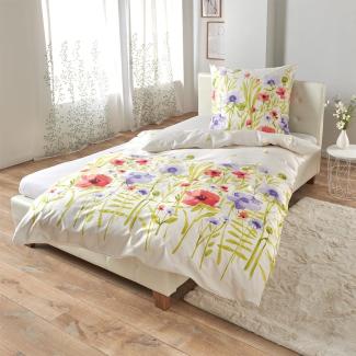 Traumschlaf Mako-Satin Bettwäsche Meadow|240x220 cm + 2x 80x80 cm