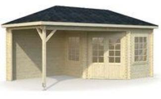 Palmako Holz-Pavillon Melanie 228 x 557 x 280 cm Holzpavillon