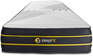 ULTRA Matratze 90x190 cm, Memory-Schaum und Mikro-Taschenfedern, Härtegrad 2, Höhe: 26cm, 7 Komfortzonen