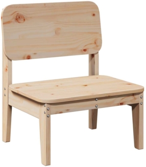 vidaXL Gartenstuhl 60x52,5x72 cm Massivholz Kiefer 859317