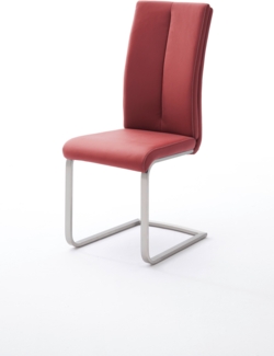 4er-Set Schwingstuhl 'Paulo II' - Kunstleder Bordeaux