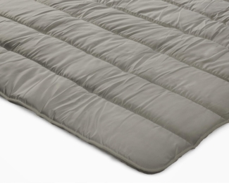 Sleeptime 4-Jahreszeiten-Bettdecke mit Kissenbezug, waschbar und Allergiker-geeignet, 135x200 cm + 80x80 cm, Khaki