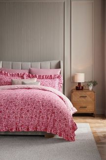 Next Bett-Set Angeraute Bettgarnitur mit Rüschen, Bezug: Baumwolle