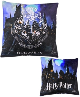 Harry Potter Dekokissen HOGWARTS, Kinder Kuschelkissen 40 x 40 cm