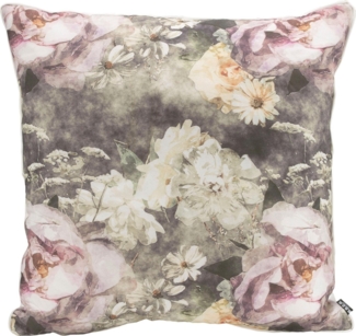 H.O.C.K. Dekokissen Floral Passio, mit schönen Blumenmotiven, Kissenhülle mit Füllung, 1 Stück