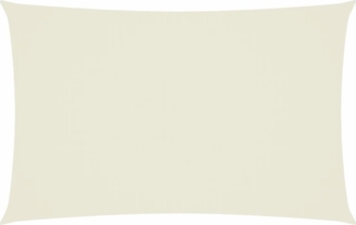 vidaXL Sonnensegel Oxford-Gewebe Rechteckig 2x4,5 m Creme 135203