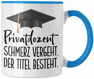 Trendation Tasse Trendation - Privatdozent Tasse Geschenk Lustiger Spruch