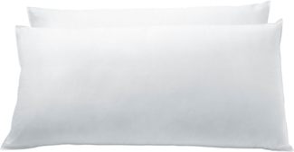 Mediflow Wasserkissen 2er Set, Baumwolle weiß, 40x80 cm