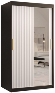 ABIKS MÖBEL Schwebetürenschrank RIFLO WAVE 2 Schlafzimmerschrank - mit Schiebetüren, Kleiderstange