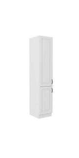 Küchen Vorratshochschrank 40 cm Stilo Weiss Küchenzeile Küchenblock