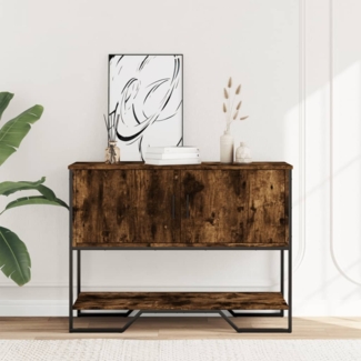 vidaXL Konsolentisch Räuchereiche 100x35x74,5 cm Holzwerkstoff 848536