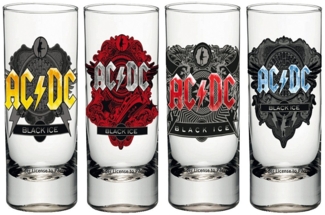 Klangundkleid Tasse AC/DC Black Ice Schnapsgläser 4er-Set