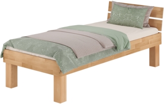 Buche-Massivholzbett V-60. 86-HoR
