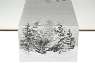 Pichler Tischläufer 50x150 cm Foret grey 100% CO