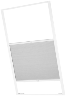 ventanara Dachfensterplissee Dachfenster passend für Velux Fenster Grau Verdunkelung MK08