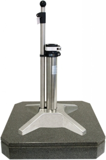 Liro Schirmständer Mini Plus 50 KE mit Schnellspannung Granit 51x51 cm dunkelgrau G50KE - 51- 06