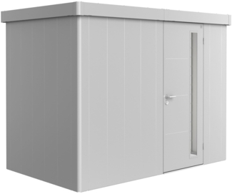 Biohort Gerätehaus Neo, 1C 292 x 180 x 222 (b x t x h) cm, silber-metallic