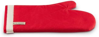 LE CREUSET Topflappen Ofenhandschuh kirschrot, (Schürzen & Ofenhandschuhe)