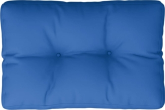 vidaXL Palettenkissen Königsblau 60x40x12 cm Stoff 360567