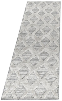 Villa Möbel Hochflor-Teppich Pisaro, Rechteckig, Höhe: 20 mm, Teppich Wohnzimmer Boho Design weich 3D Optik Skandinavische Stil