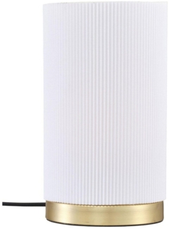 PR Home 232510 Tischleuchte Dora Weiß 25cm E27
