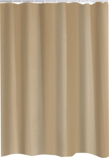 Ridder Duschvorhang Uni beige Breite 120 cm