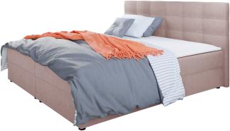 Mirjan24 Boxspringbett Wirig II, Rosa 140x200 cm