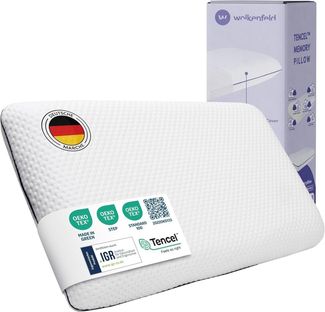 Wolkenfeld Nackenkissen Eron Nackenstützkissen, 1-tlg, Optimaler Support für Nacken, Rücken und Schultern – Tencel-Faser